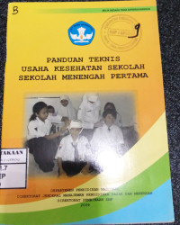 Image of Panduan teknis Usaha Kesehatan Sekolah