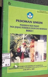 Image of Pedoman Umum Pendidikan Budi Pekerti